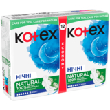 Гигиенические прокладки Kotex Natural Duo Night, 12 шт. - Pampik - 2