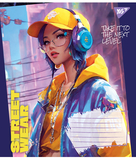 Набір зошитів Yes Street wear А5 в лінійку 18 аркушів 25 шт. (766997) - Pampik - 2