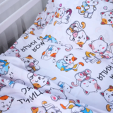 Простыня детская MirSon Бязь Kids Time 17-4817 Lucerne 70х130 см (2200009024818) - Pampik