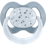 Пустышка плоская Baby-Nova с рисунком и кольцом силикон 2 шт. (3962314) - Pampik