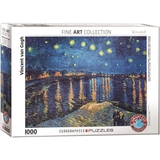 Пазл EuroGraphics Звездная ночь над Роной. Винсент ван Гог, 1000 элементов (6000-5708) - Pampik