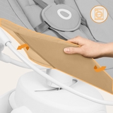 Крісло-гойдалка Lionelo Iris Grey Concrete, сірий - Pampik - 8