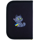 Пенал жесткий Kite Patron 20x14x3.7 см черный (PN23-621-2) - Pampik