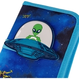 Пенал Yes UFO HP-04 твердый, одинарный с двумя клапанами, синий (533594) - Pampik - 2