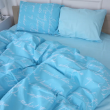 Пододеяльник MirSon 17-4744 Manuscript бязь 110х140 см (2200008930370) - Pampik