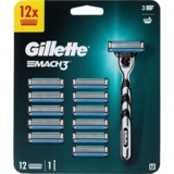 Станок для гоління Gillette Mach 3 з 12 змінними картриджами - Pampik - 2