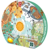 Пазл круглий Hape Чотири сезони 16 елементів (E1636) - Pampik