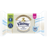 Папір туалетний вологий Kleenex Pure, 38 шт. - Pampik
