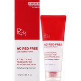 Пінка для вмивання з колоїдною сіркою та саліциловою кислотою Beauty of Majesty AC Red Free Cleansing Foam 150 мл - Pampik