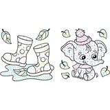 Раскраска Видавництво Ранок Водяные окраски Осень (N1806002У) - Pampik - 3