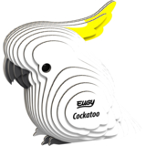 Збірна 3Д модель Eugy Зоопарк Папуга Какаду (XEG-028) - Pampik