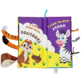 Текстильна іграшка-книжка Baby Team Хвостики (8725_дикі тварини) - Pampik - 3