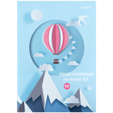 Набір паперу та картону Kite, A4, 7+7 шт. (K24-1256) - Pampik
