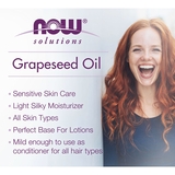 Олія виноградних кісточок Now Solutions Grapeseed Oil 118 мл - Pampik - 3