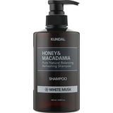 Шампунь для волосся Kundal Honey & Macadamia White Musk з ароматом білого мускусу натуральний, 500 мл - Pampik