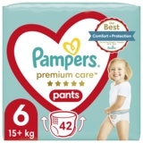 Підгузки-трусики Pampers Premium Care Pants 6 (15+ кг), 42 шт. - Pampik