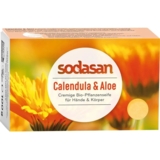 Органічне крем-мило Sodasan Календула-Алое протизапальне, 100 г - Pampik