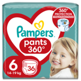Підгузки-трусики Pampers Pants 6 (14-19 кг), 36 шт. - Pampik