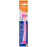 Зубная щетка детская Curaprox CS Baby с прорезиненной ручкой, розовый - Pampik - 3