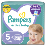 Підгузки на липучках Pampers Active Baby 5 (11-16 кг), 38 шт. - Pampik