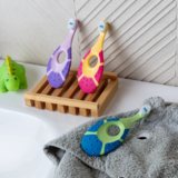 Дитяча зубна щітка Jordan Step By Step, 0-2 роки, екстрам'яка, бузковий з фіолетовим (6220100) - Pampik - 8