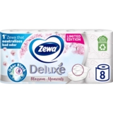 Туалетний папір Zewa Deluxe лімітована колекція, тришаровий, 8 рулонів - Pampik
