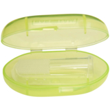 Зубна щітка-масажер Baby Team з контейнером, салатовий (7200) - Pampik