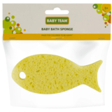 Губка для купання Baby Team Рибка, жовтий (7407) - Pampik - 3