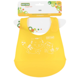 Нагрудник силиконовый Baby Team, желтый (6591) - Pampik - 2
