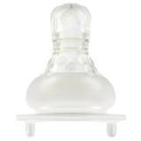 Соска силіконова Baby Team, антиколікова, від 0 міс., повільний потік, 2 шт. (2010) - Pampik