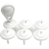 Заглушки для розеток Baby Team, 6 шт., білий (7600) - Pampik