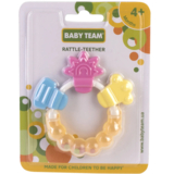 Прорізувач-брязкальце Baby Team Квіточка (8410) - Pampik - 2