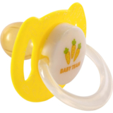 Пустышка латексная Baby Team классическая ночная, 6+ мес., желтый (3225) - Pampik - 3
