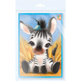 М'які пазли Vladi Toys Зебренок та Левеня, укр. мова, 12 елементів (VT1103-42) - Pampik - 4