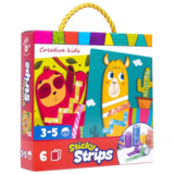Набір творчості Vladi Toys Sticky strips, Лама, укр. мова (VT4433-04) - Pampik