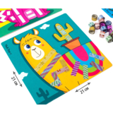 Набір творчості Vladi Toys Sticky strips, Лама, укр. мова (VT4433-04) - Pampik - 3