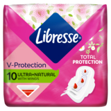 Прокладки гигиенические Libresse Ultra Normal Aloe Vera & Camomile, 10 шт. - Pampik
