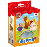 М'які магніти Vladi Toys Мій маленький світ Ферма, укр. мова (VT3106-09) - Pampik - 2