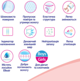 Підгузки-трусики GOO.N Plus L (9-14 кг), 88 шт. - Pampik - 11