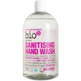 Органічне дезінфікуючий рідке мило Bio-D Sanitising Hand Wash Geranium, з натуральним ефірним маслом герані, 500 мл - Pampik