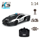 Автомобіль KS Drive на р/у Lamborghini Aventador Police 1:14, 2.4Ghz (114GLPCWB) - Pampik - 7