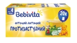 Дитячий фіточай Bebivita протизастудний у пакетиках, 20 шт. - Pampik