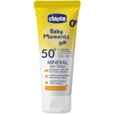 Крем сонцезахисний мінеральний Chicco Baby Moments SUN, SPF 50+, 75 мл - Pampik