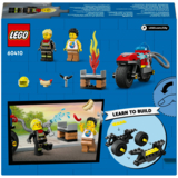 Конструктор LEGO City Пожарный спасательный мотоцикл, 57 деталей (60410) - Pampik - 2