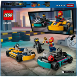 Конструктор LEGO City Картинг и гонщики и гонщики, 99 деталей (60400) - Pampik - 2
