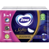 Носові хустки Zewa Softis Original чотиришарові, 6 уп. по 9 шт. - Pampik - 2
