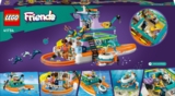 Конструктор LEGO Friends Човен морської рятувальної бригади, 717 деталей (41734) - Pampik - 9
