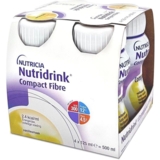 Ентеральне харчування Nutricia Nutridrink Compact Fibre Vanilla flavour, 4 шт. x 125 мл - Pampik