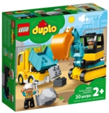 Конструктор LEGO DUPLO Town Вантажівка та гусеничний екскаватор, 20 деталей (10931) - Pampik - 8