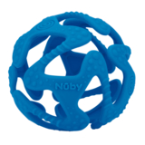 Силіконовий прорізувач Nuby Tuggy Teething Ball М'ячик, синій (6836blue) - Pampik
